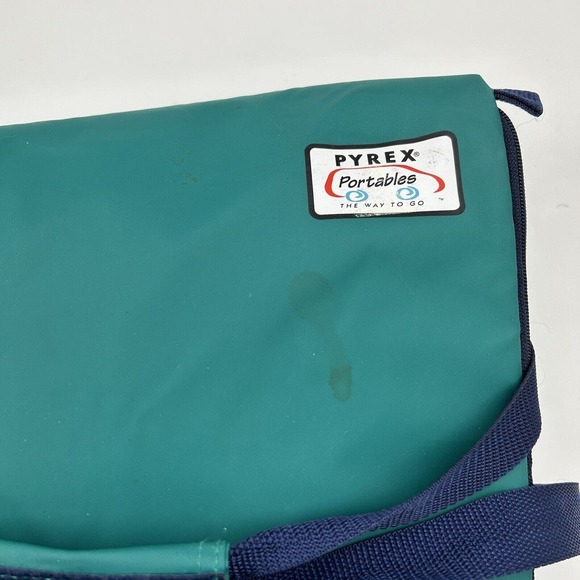 Pyrex Portables Way To Go 4.5 Qt Green Insulated Carrying Bag Hot & Cold Handle - Picture 3 of 13